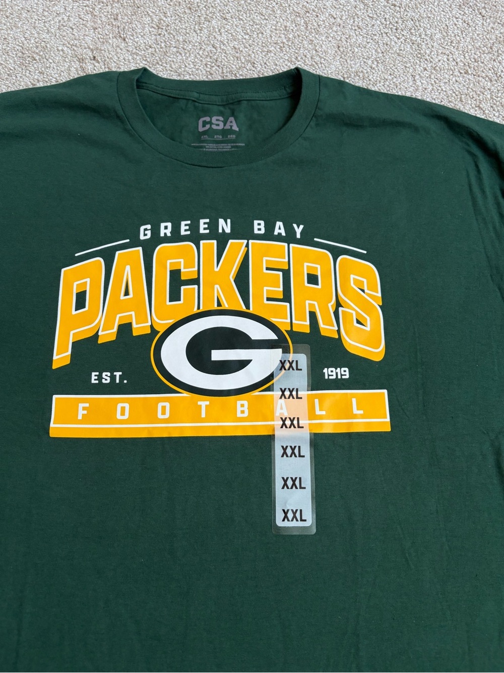 Green Bay Packers Short Sleeve Graphic Tee - Dark Green